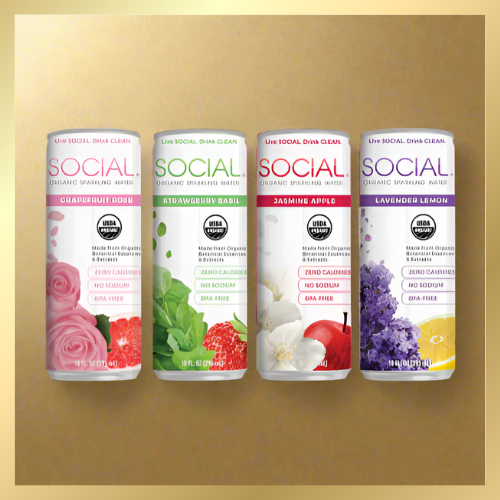 SOCIAL Sparkling Water Variety 24-Pack