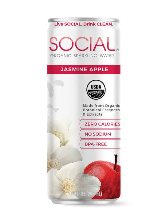 SOCIAL Sparkling Water Variety 24-Pack - Social Sparkling Wine